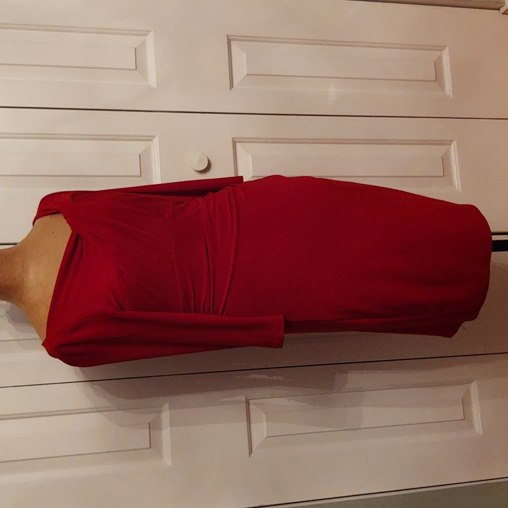 Evan Picone red dress